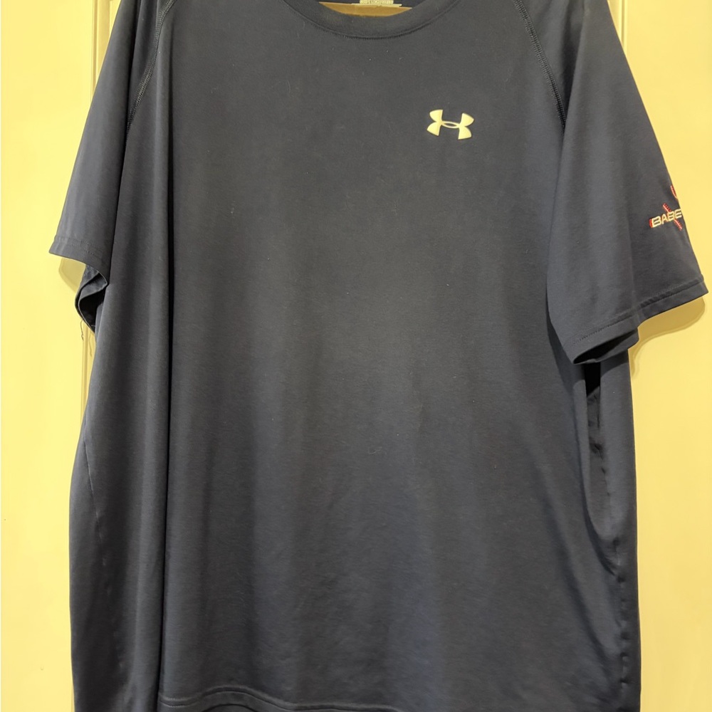 Under Armour Men's Dark Blue Short Sleeve Tee 2X